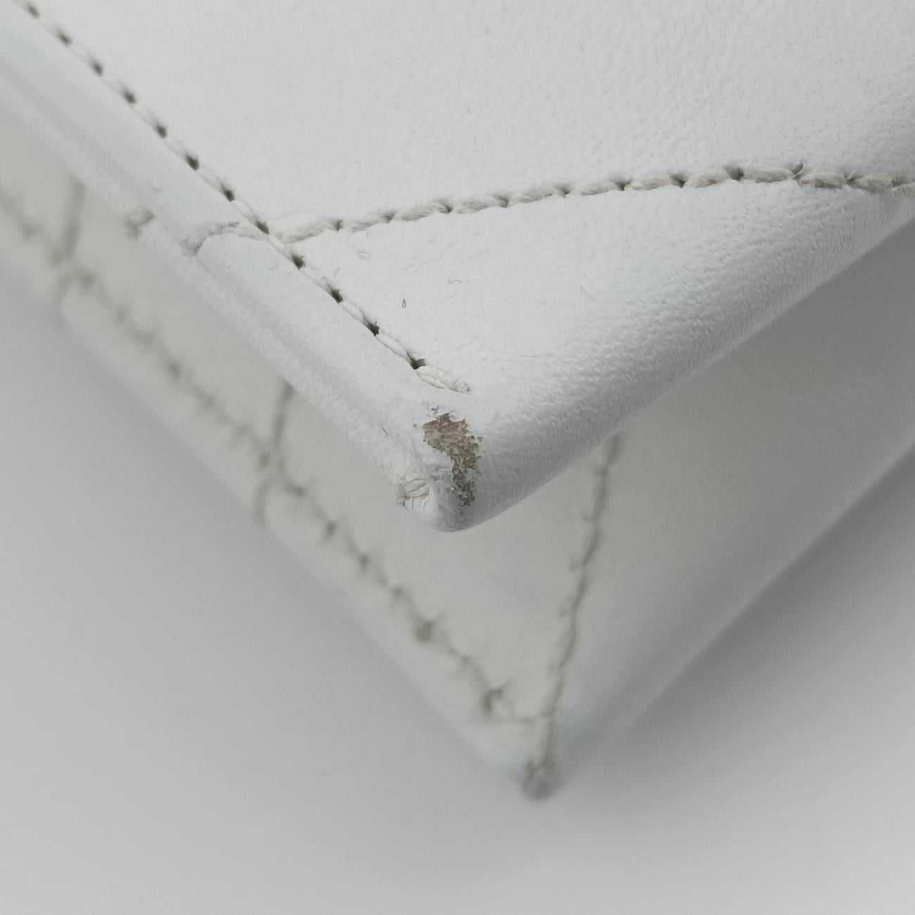 Monogram Bicolor Envelope White Leather 354489 ARS354489.0214モノグラム バイカラー エンベロープ ホワイト レザー 354489 ARS354489.0214