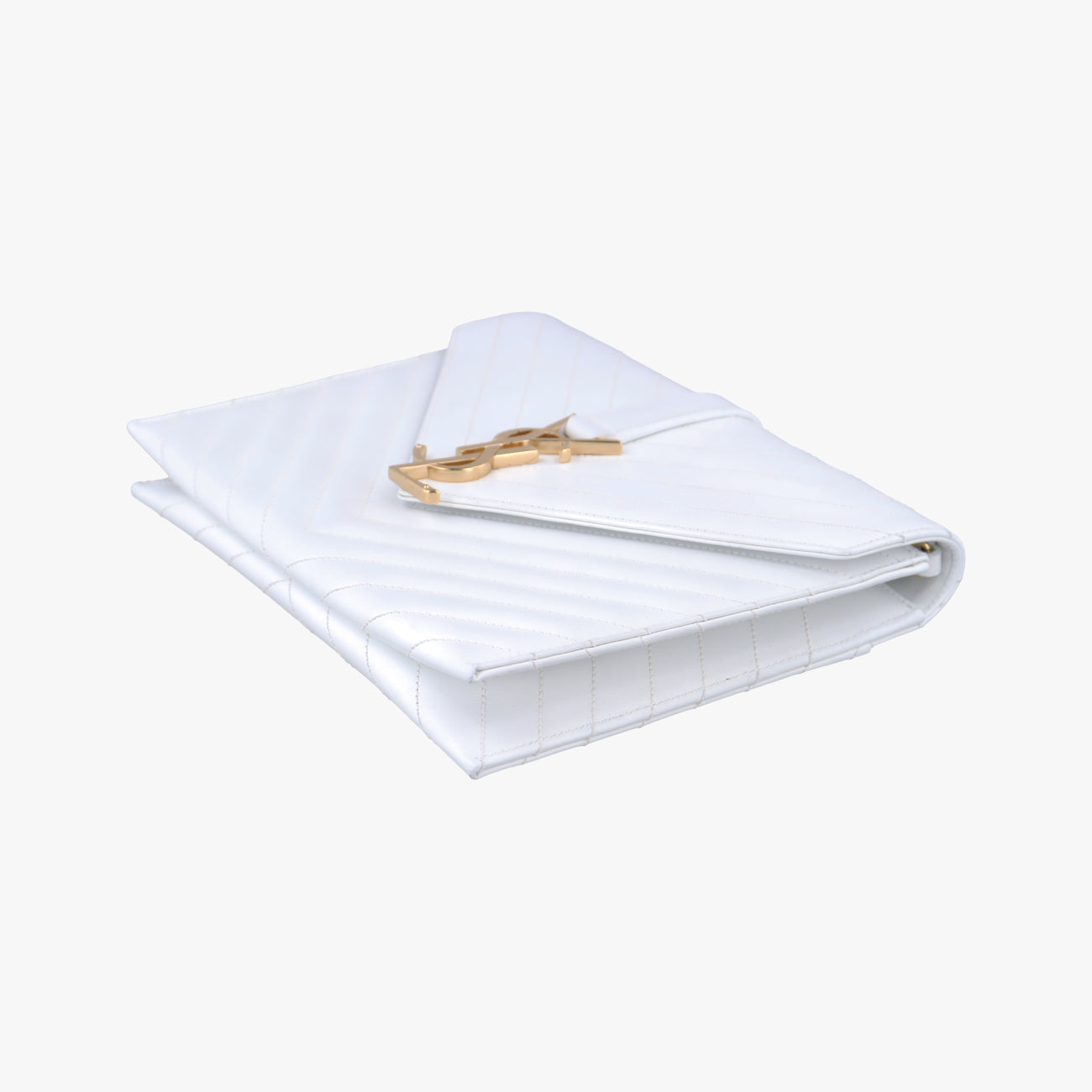Monogram Bicolor Envelope White Leather 354489 ARS354489.0214モノグラム バイカラー エンベロープ ホワイト レザー 354489 ARS354489.0214