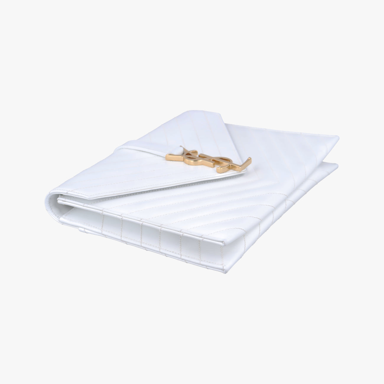Monogram Bicolor Envelope White Leather 354489 ARS354489.0214モノグラム バイカラー エンベロープ ホワイト レザー 354489 ARS354489.0214
