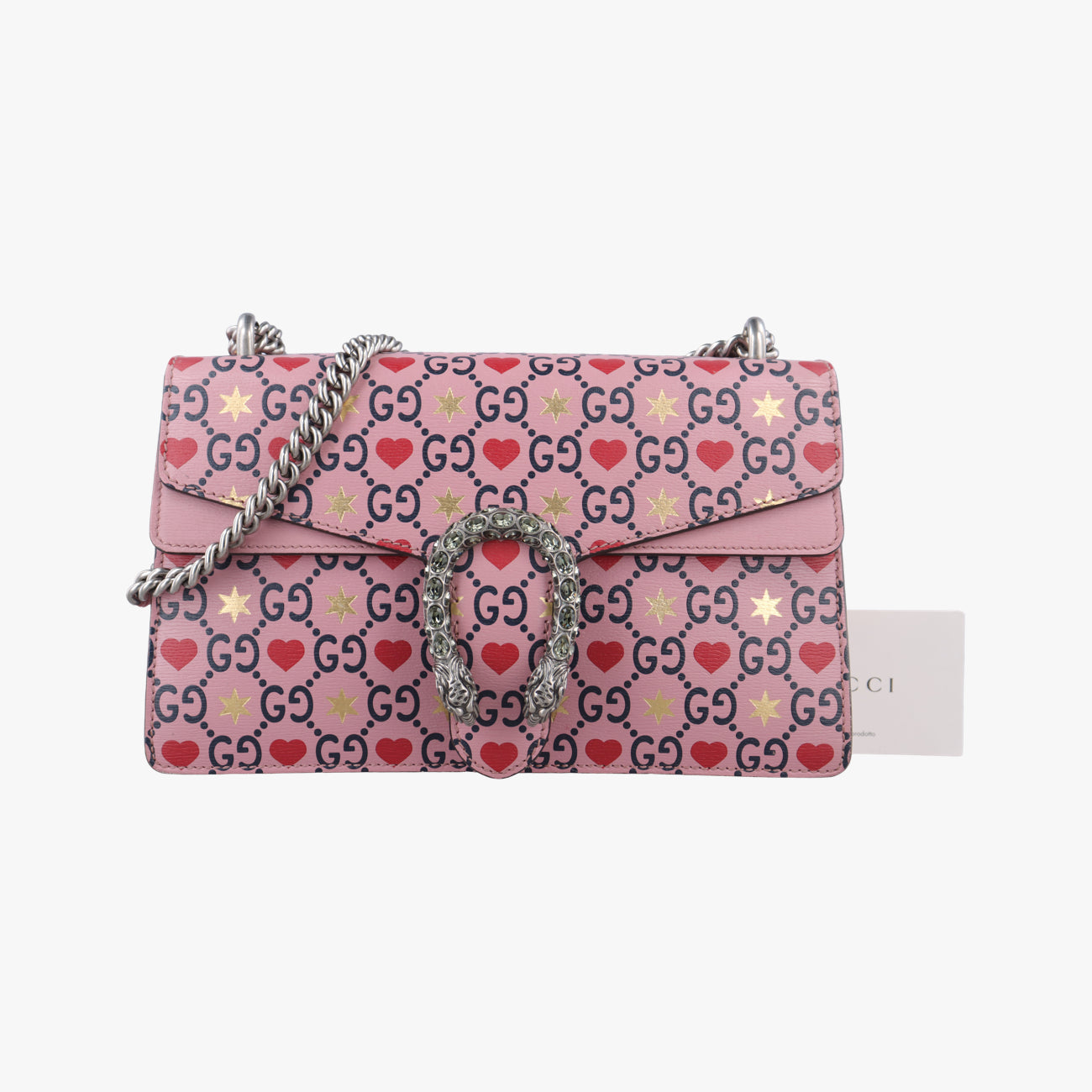 Dionysus Pink×multicolor Leather 400249 H031480472ディオニュソス ピンク×マルチカラー レザー 400249 H031480472