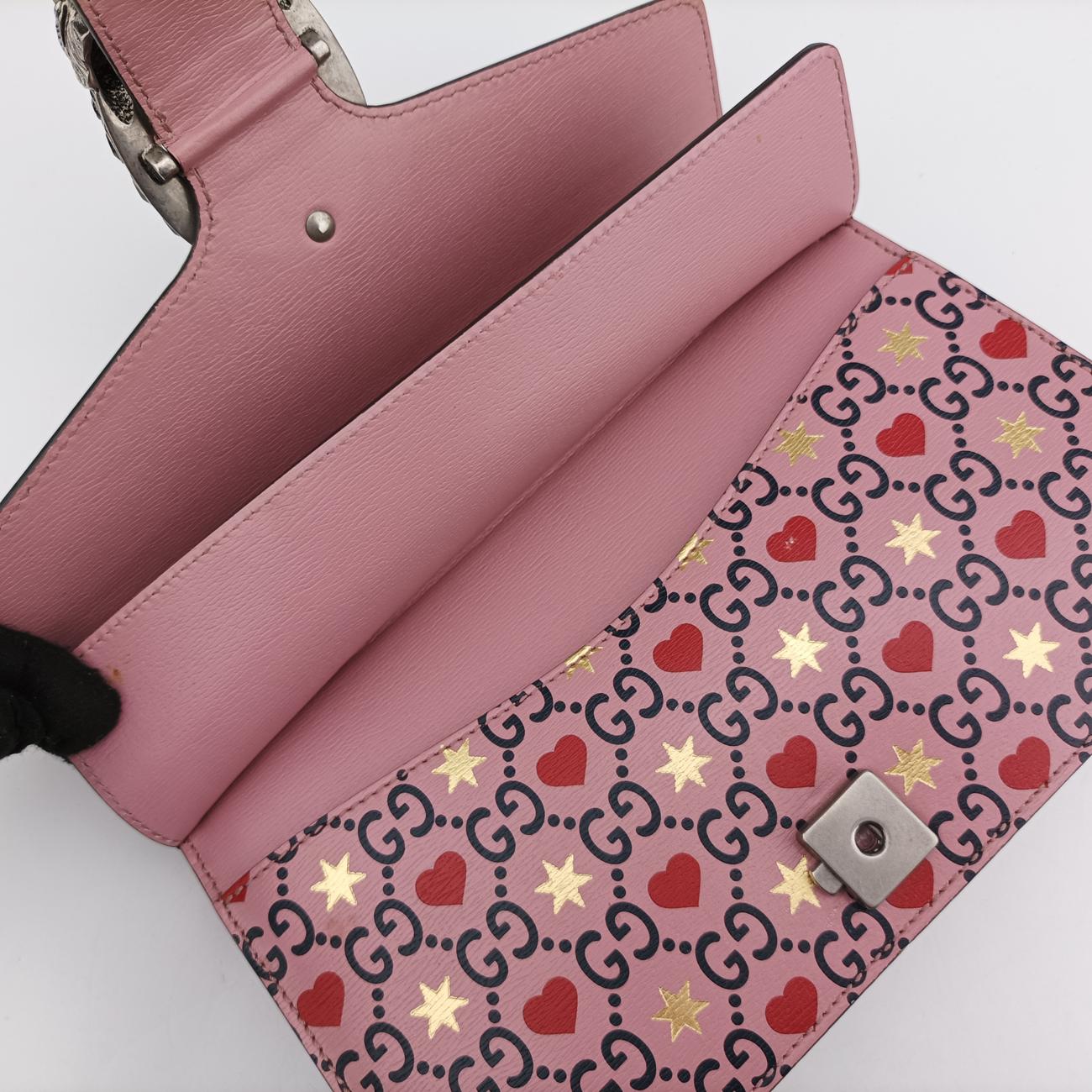 Dionysus Pink×multicolor Leather 400249 H031480472ディオニュソス ピンク×マルチカラー レザー 400249 H031480472