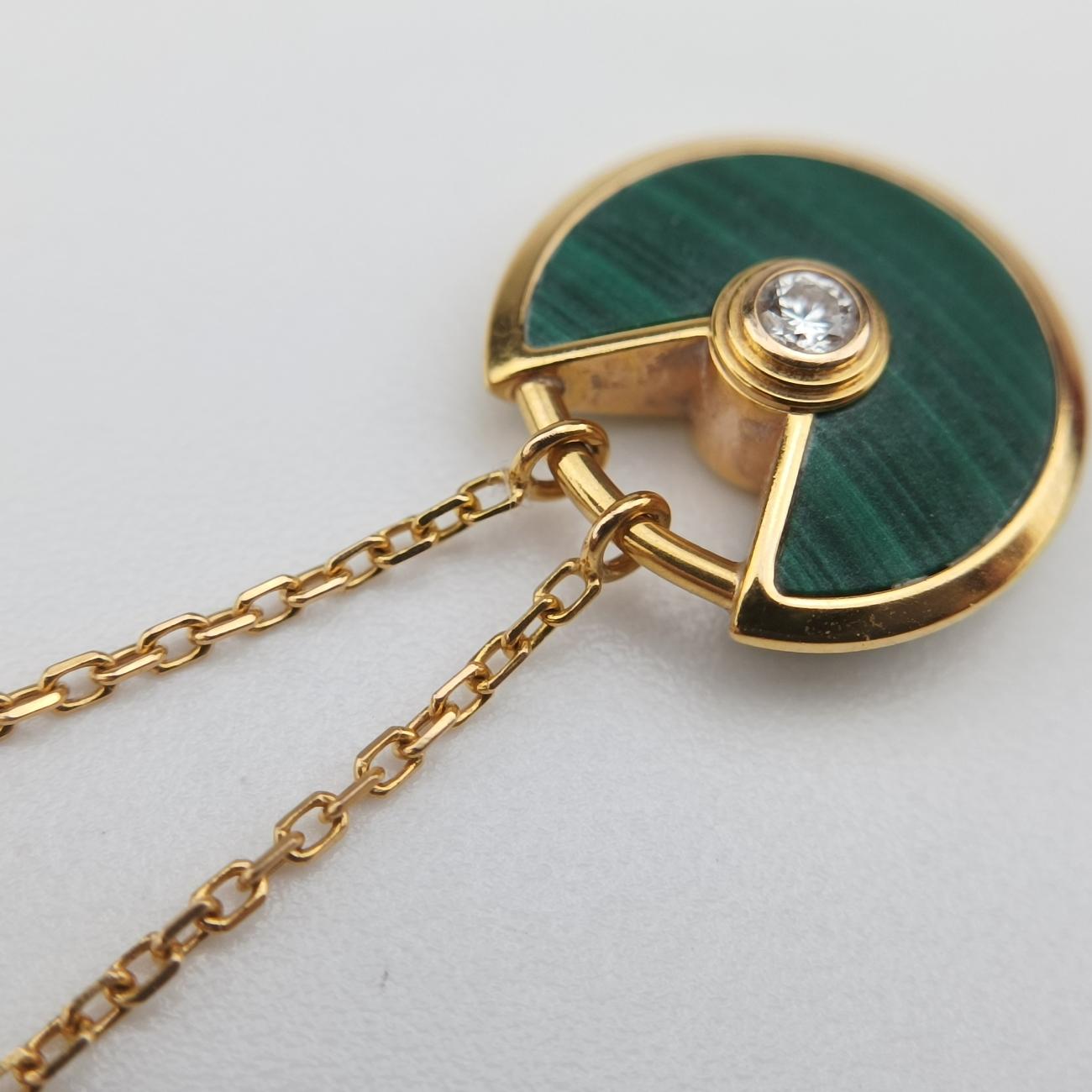 Amulette de Cartier Golden×Green AU750 LAJ500アミュレット ドゥ カルティエ ゴールド×グリーン AU750 B7224550 LAJ500