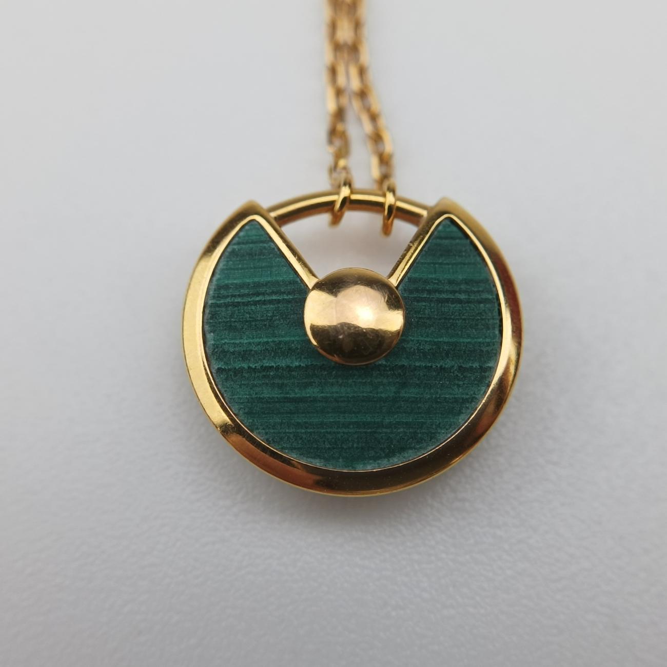 Amulette de Cartier Golden×Green AU750 LAJ500アミュレット ドゥ カルティエ ゴールド×グリーン AU750 B7224550 LAJ500