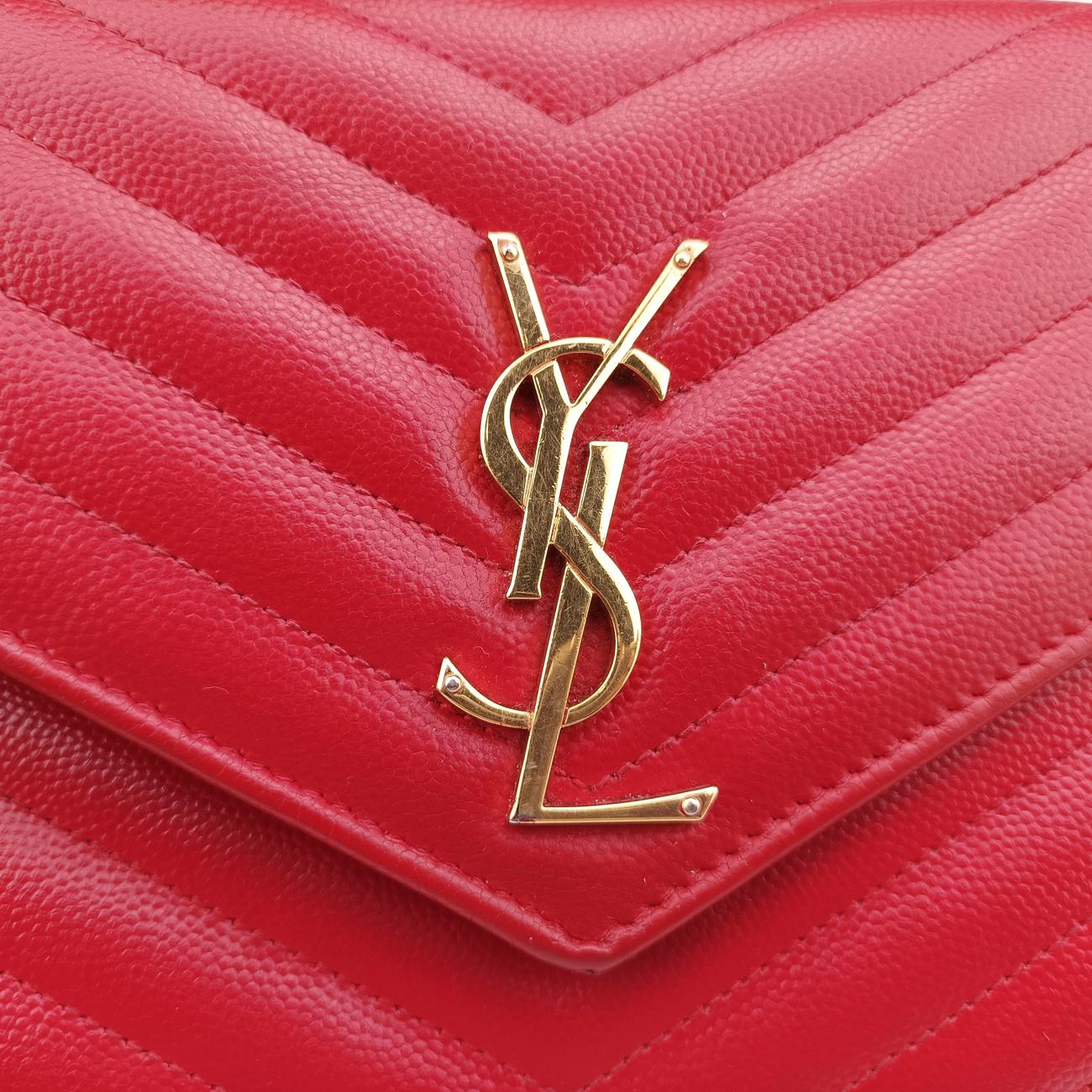 MONOGRAM Red Caviar Skin 377828 GUE377828.0417モノグラム レッド キャビアスキン 377828 GUE377828.0417