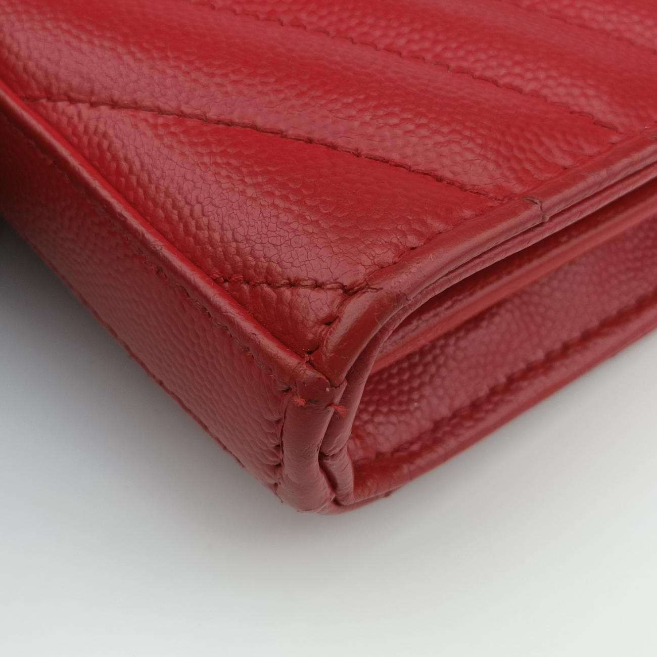 MONOGRAM Red Caviar Skin 377828 GUE377828.0417モノグラム レッド キャビアスキン 377828 GUE377828.0417