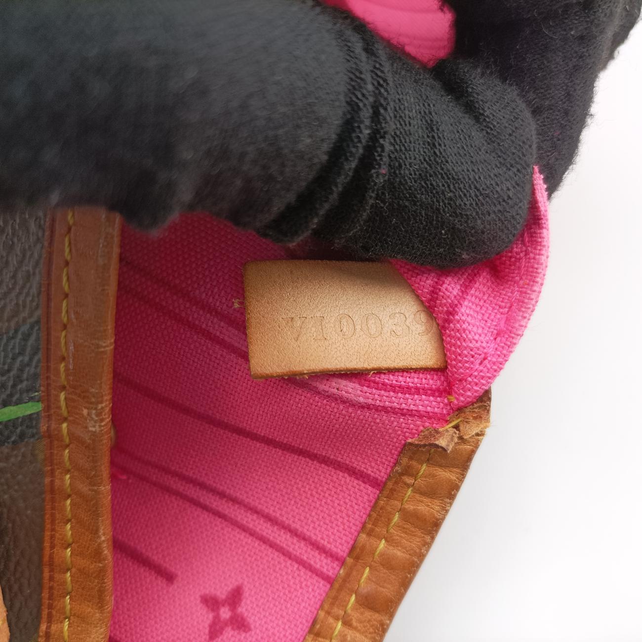 Neverfull MM brown×multi Monogram rose M48613 VI0039ネヴァーフルMM モノグラム/ブラウン系×マルチ モノグラムローズ M48613 VI0039