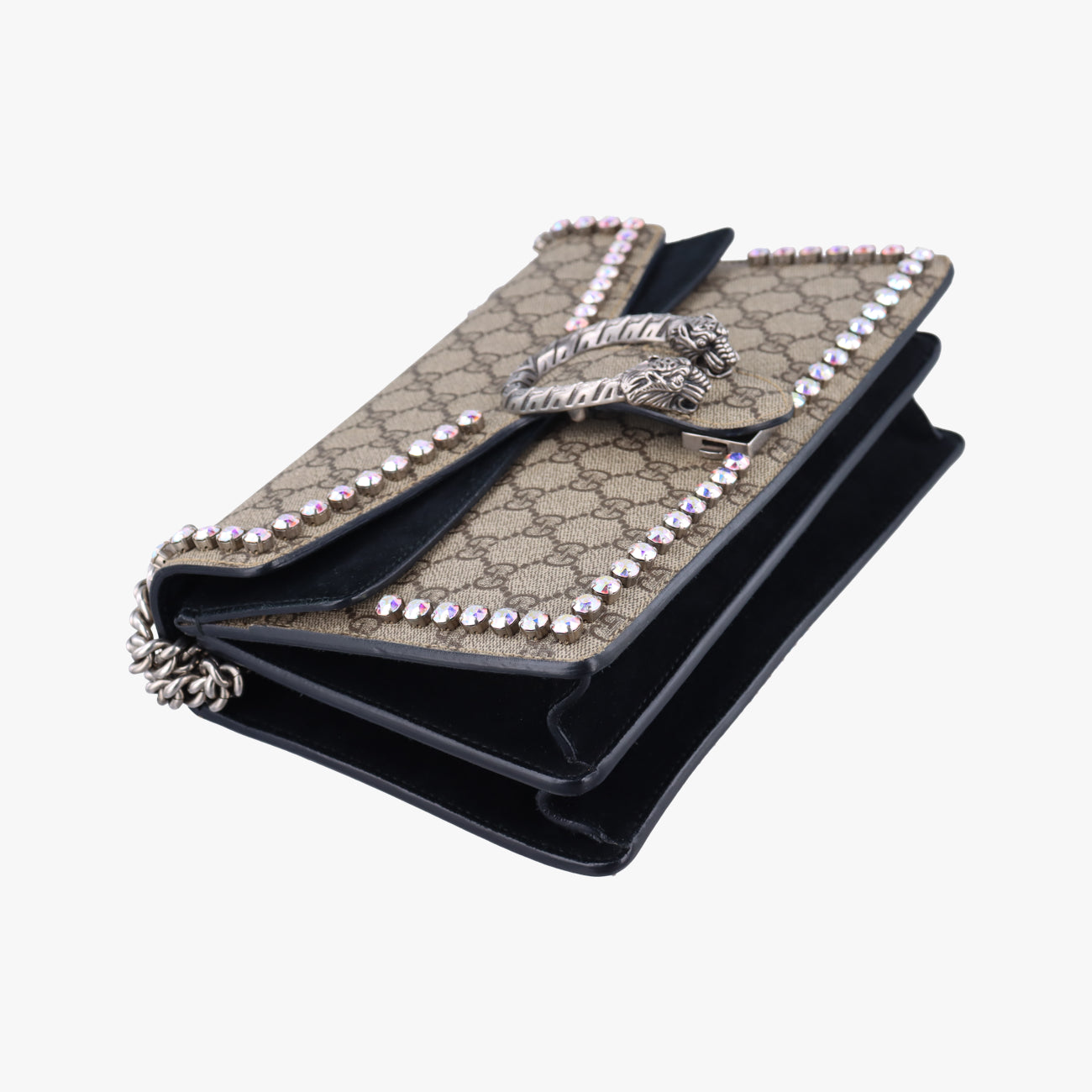 Dionysus beige×black PVC coated canvas × suede 400249 B023458292ディオニュソス ベージュ×ブラック PVCコーティングキャンバス × スエード 400249 B023458292