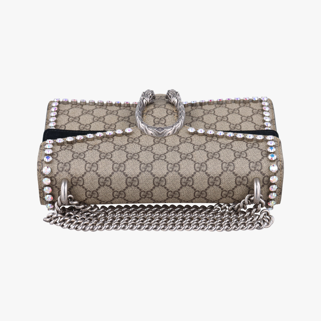 Dionysus beige×black PVC coated canvas × suede 400249 B023458292ディオニュソス ベージュ×ブラック PVCコーティングキャンバス × スエード 400249 B023458292