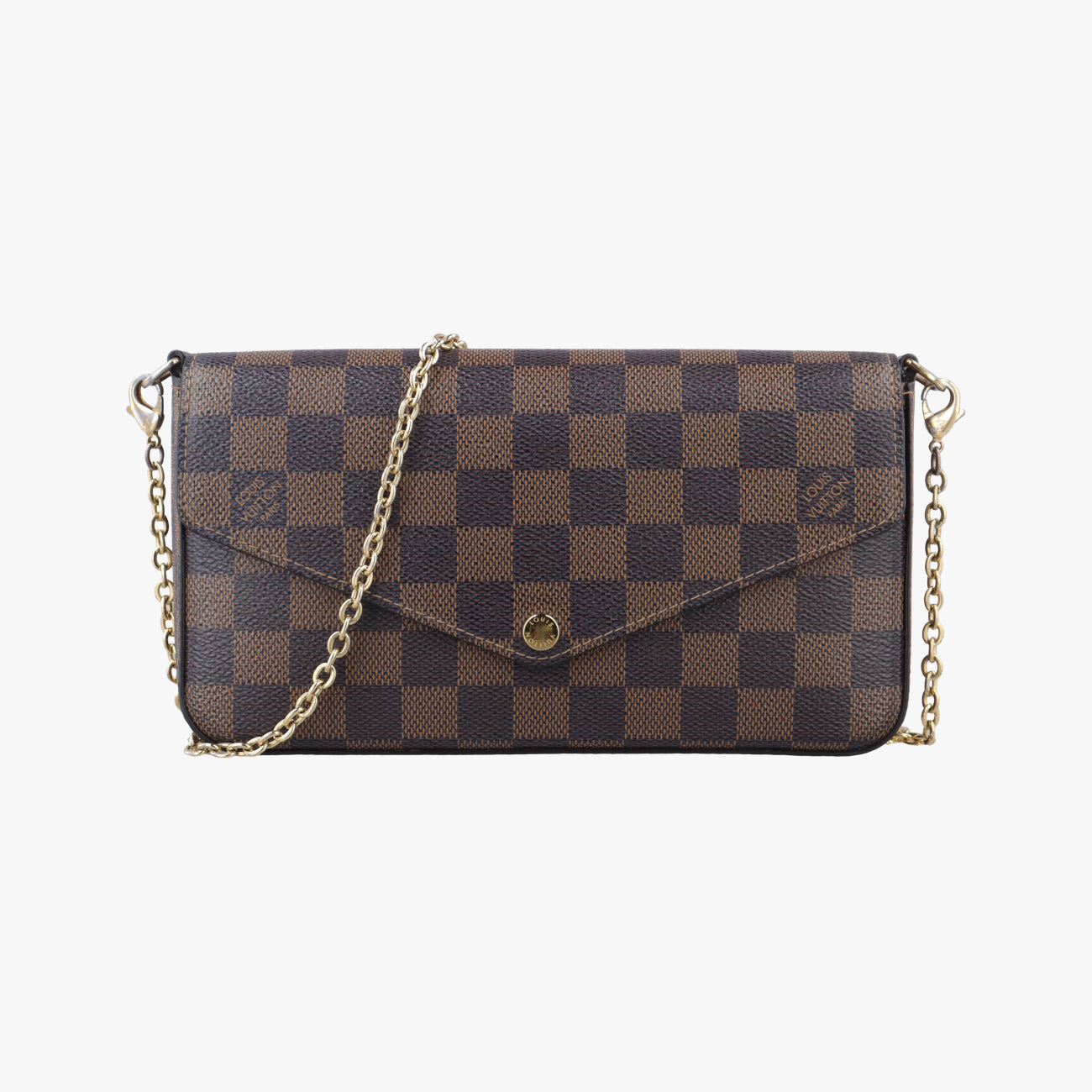 Pochette FéLICIE EBENE Damier Canvas N63032 MI0280ポシェットフェリシー エベーヌ ダミエキャンバス N63032 MI0280
