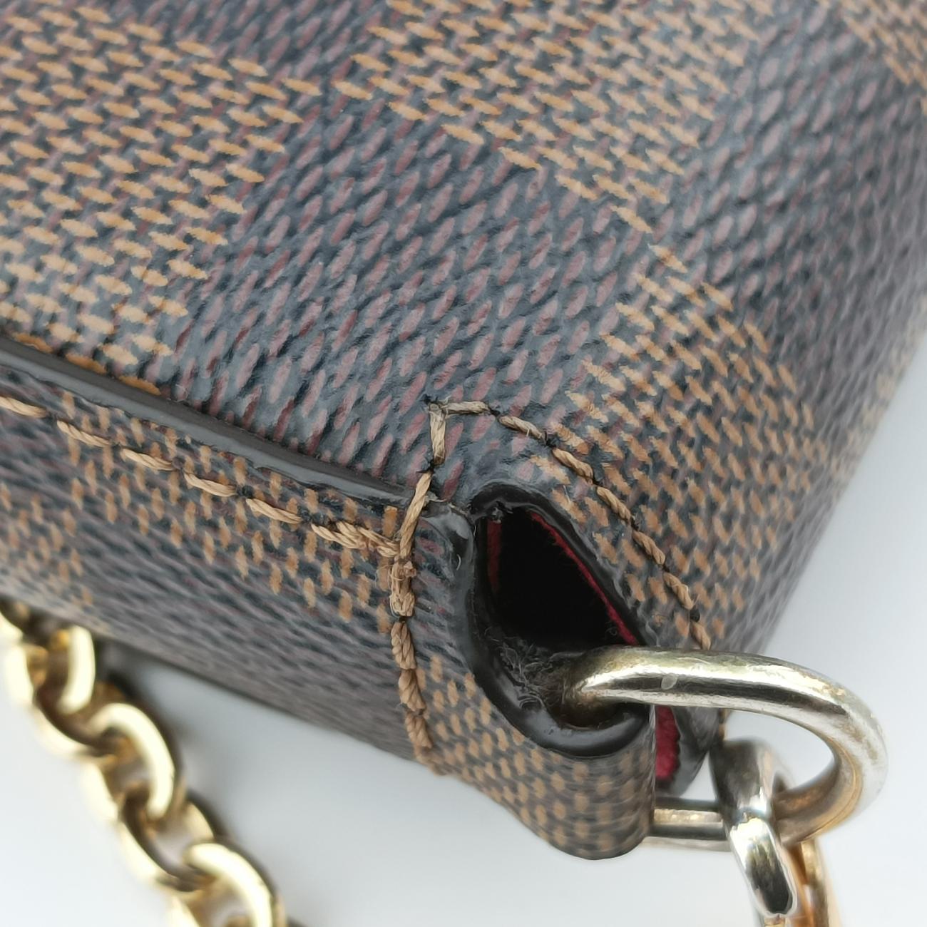 Pochette FéLICIE EBENE Damier Canvas N63032 MI0280ポシェットフェリシー エベーヌ ダミエキャンバス N63032 MI0280