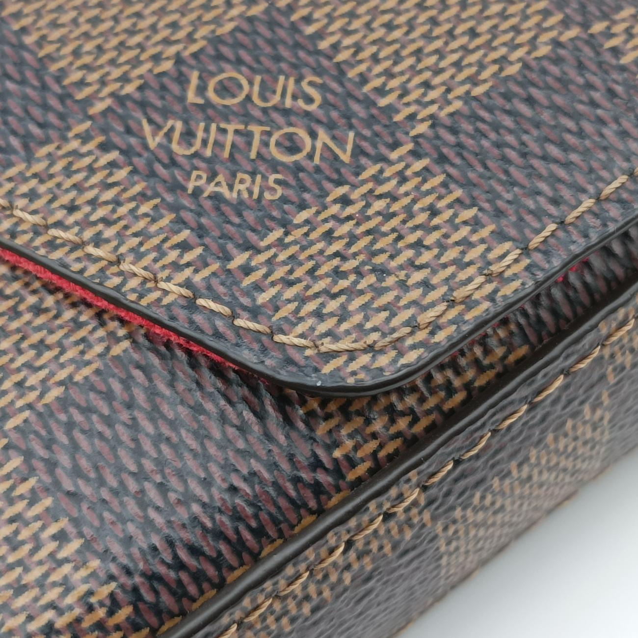 Pochette FéLICIE EBENE Damier Canvas N63032 MI0280ポシェットフェリシー エベーヌ ダミエキャンバス N63032 MI0280