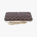 Pochette FéLICIE EBENE Damier Canvas N63032 MI0280ポシェットフェリシー エベーヌ ダミエキャンバス N63032 MI0280