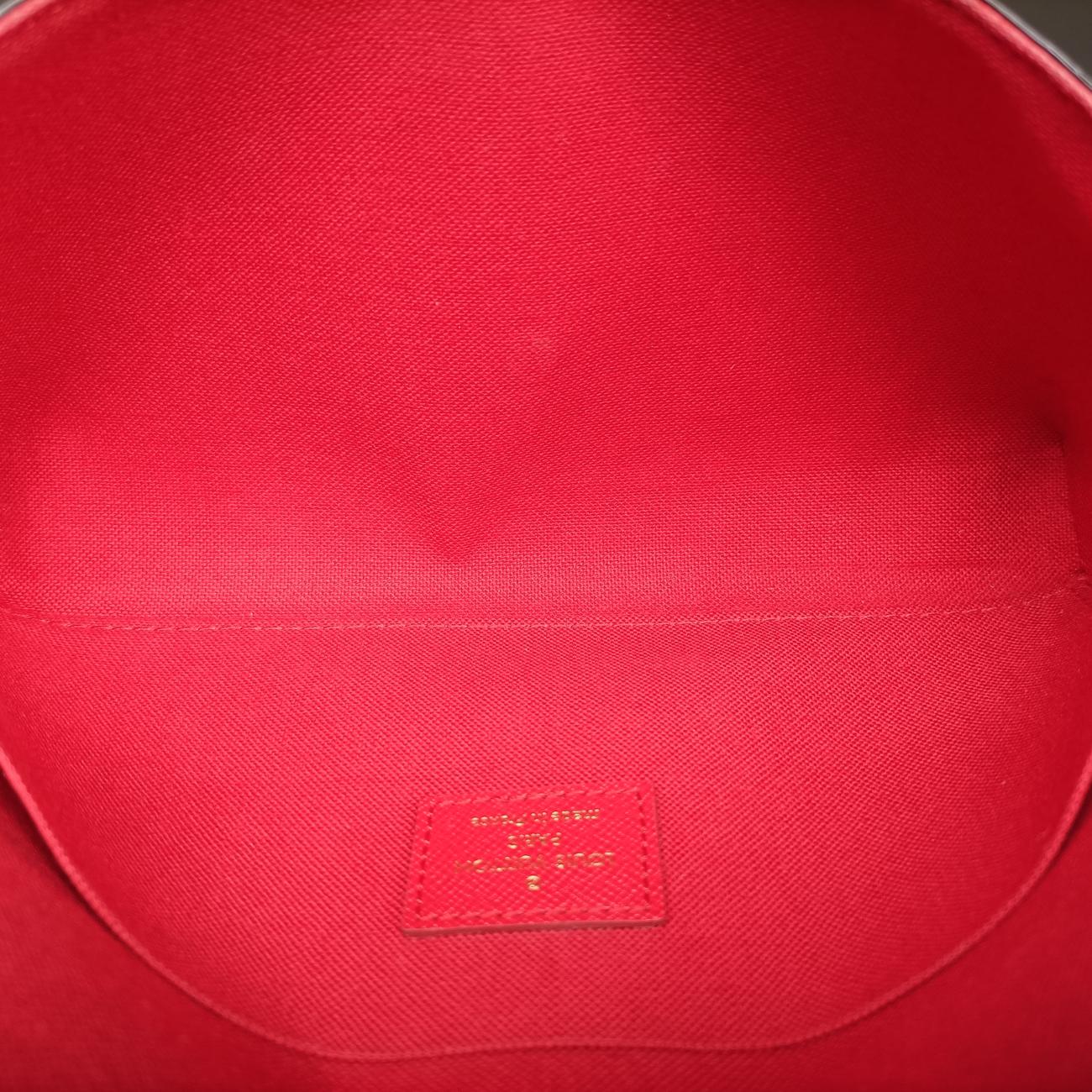 Pochette FéLICIE EBENE Damier Canvas N63032 MI0280ポシェットフェリシー エベーヌ ダミエキャンバス N63032 MI0280