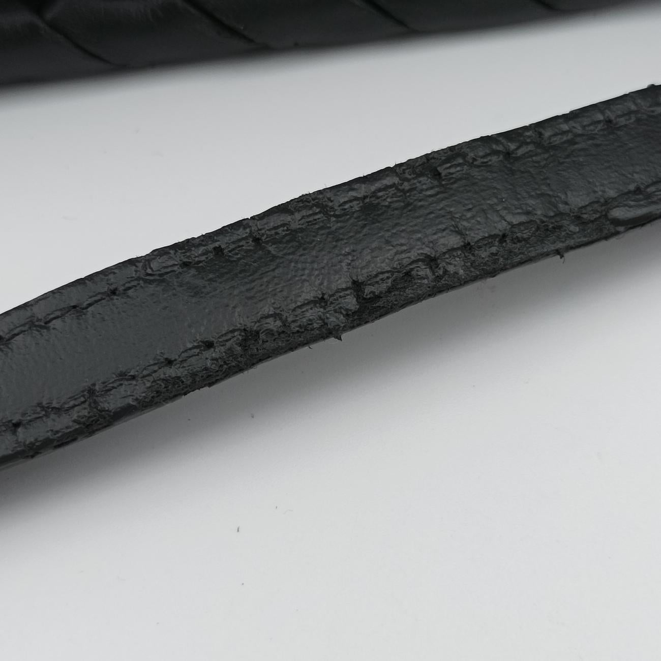 Duo Intrecciato Black lambskin B03448063Qデュオ イントレチャート ブラック ラムスキン B03448063Q