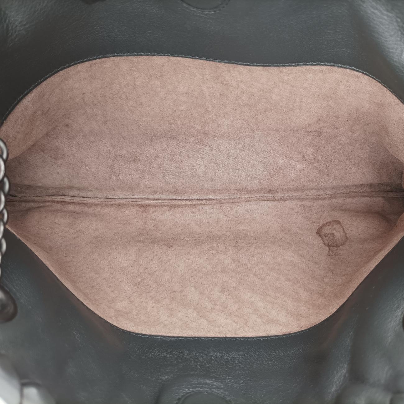 Duo Intrecciato Black lambskin B03448063Qデュオ イントレチャート ブラック ラムスキン B03448063Q