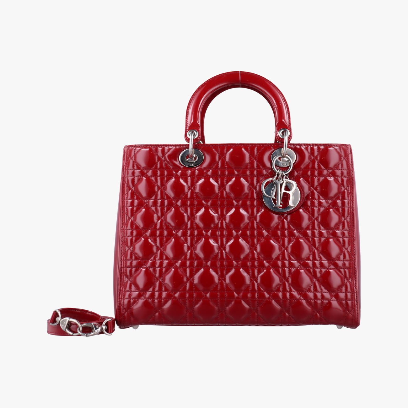 Lady Dior Red patent 16-BO-0114レディディオール レッド パテント 16-BO-0114