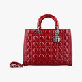 Lady Dior Red patent 16-BO-0114レディディオール レッド パテント 16-BO-0114