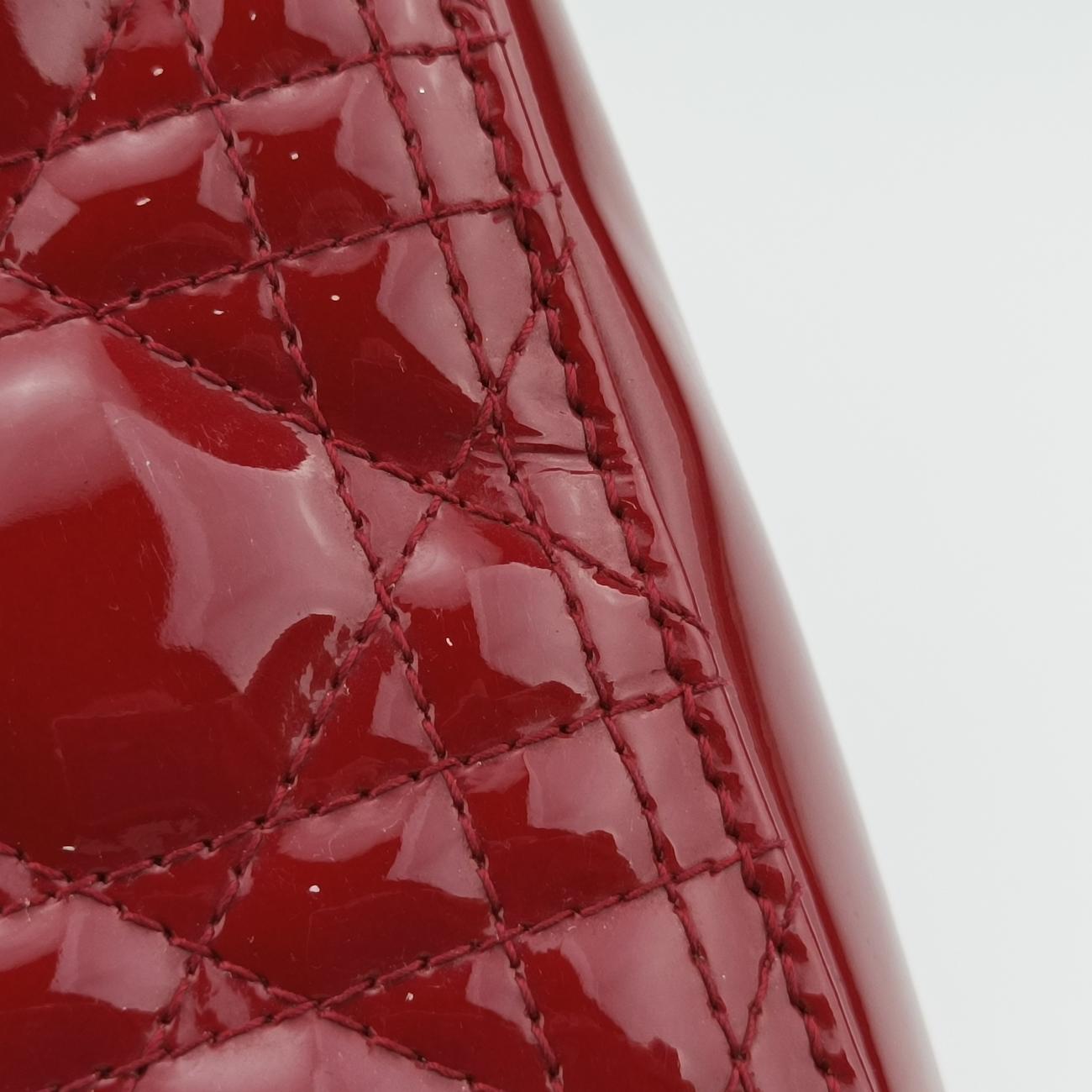 Lady Dior Red patent 16-BO-0114レディディオール レッド パテント 16-BO-0114