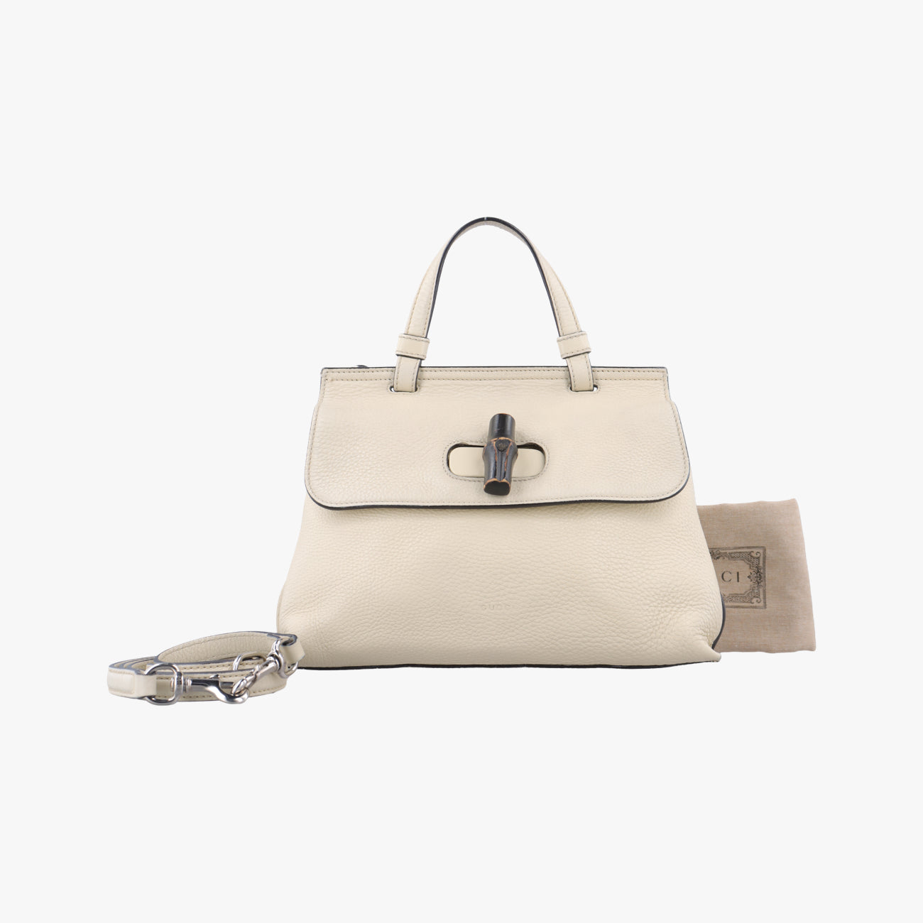 Bamboo Daily White Leather 370831 D017430055バンブーデイリー ホワイト レザー 370831 D017430055