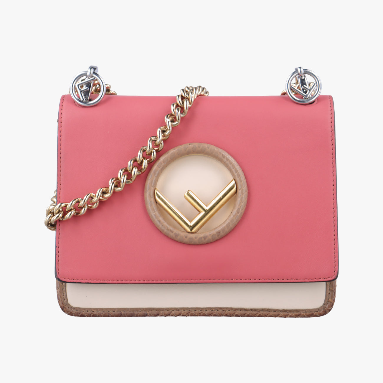 KAN I F Pink x Beige x White Leather 8BT286 8BT286 A4K8 189-10429キャナイエフ ピンク×ベージュ×ホワイト レザー 8BT286 8BT286 A4K8 189-10429