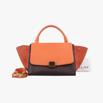 Trapèze Orange×Brown Leather W-VP-2135 W-MM-2155トラペーズ オレンジ x ブラウン レザー W-VP-2135 W-MM-2155