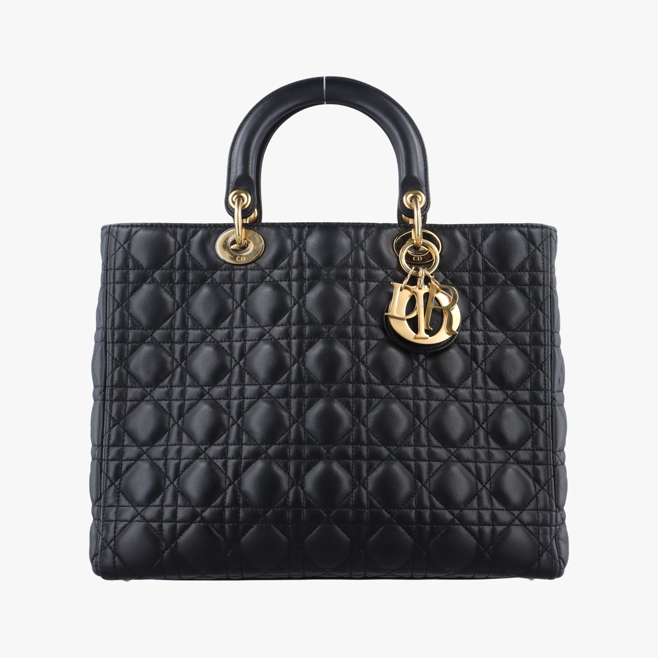 Lady Dior Black lambskin 05-MA-1120レディディオール ブラック ラムスキン 05-MA-1120