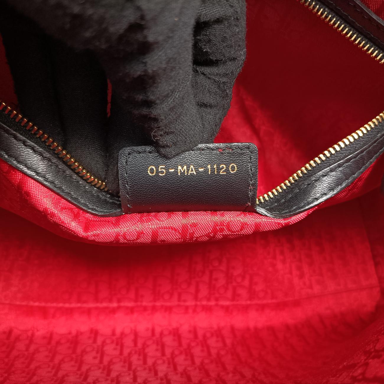 Lady Dior Black lambskin 05-MA-1120レディディオール ブラック ラムスキン 05-MA-1120