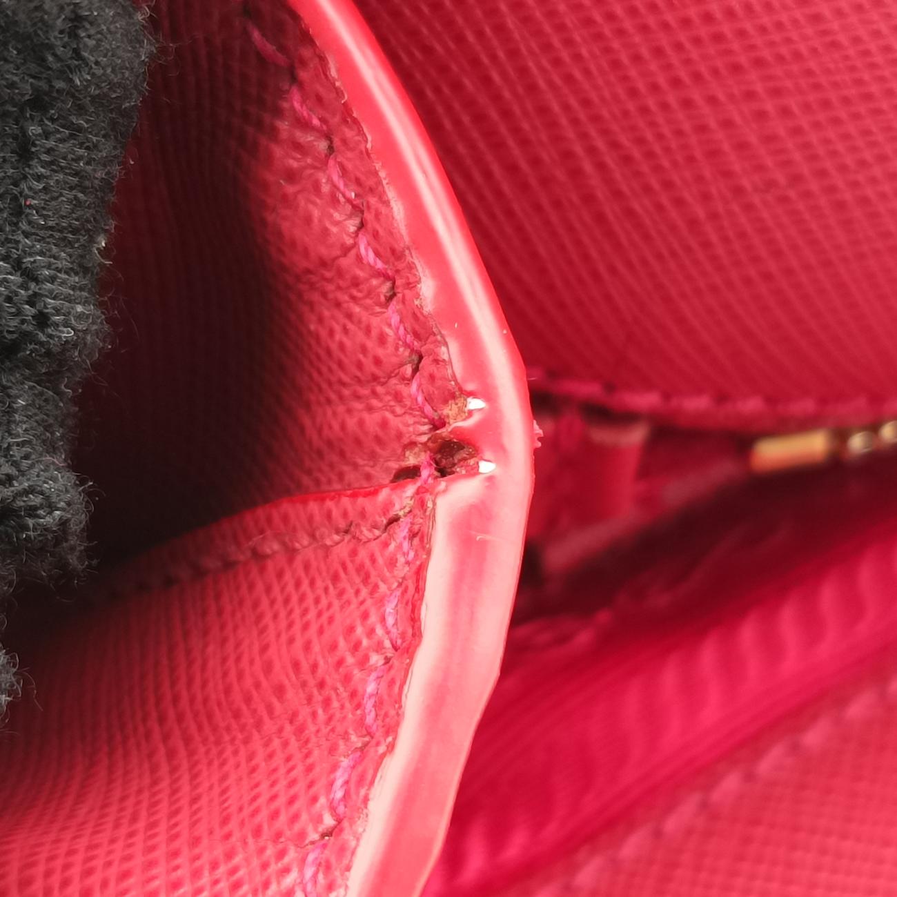 Vernice Parabole Red SAFFIANO　Leather 25ヴェルニス パラボレ レッド サフィアーノレザー 25