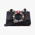 Miu LadyBlackLeather235ミュウレディブラックレザー235