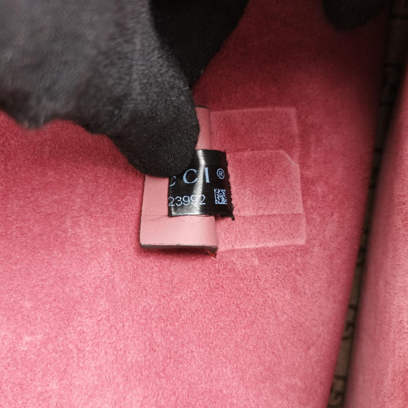 Dionysus BEIGE×RED×Multicolour PVC coated canvas × suede 400249 A018923992ディオニュソス ベージュ×レッド×マルチカラー PVCコーティングキャンバス × スエード 400249 A018923992