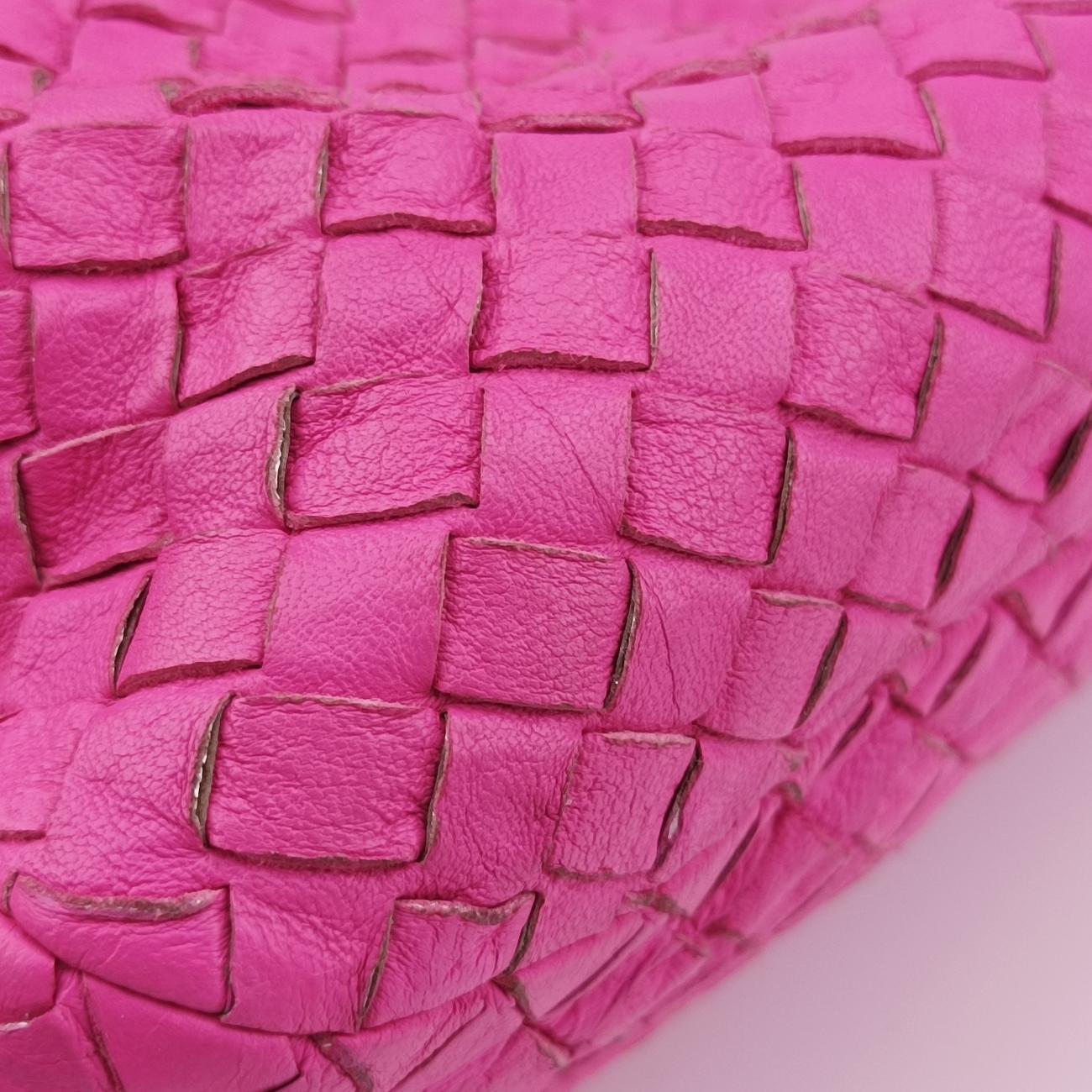 Intrecciato Pink lambskin B01662491Pイントレチャート ピンク ラムスキン B01662491P