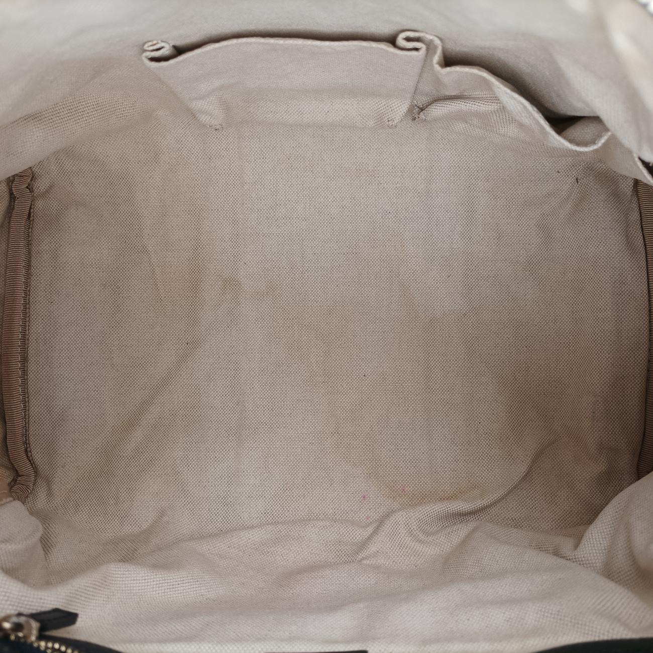 Sherry Line navy×red×beige canvas x leather 247205 H013613447シェリーライン ネイビー×レッド×ベージュ キャンバス×レザー 247205 H013613447