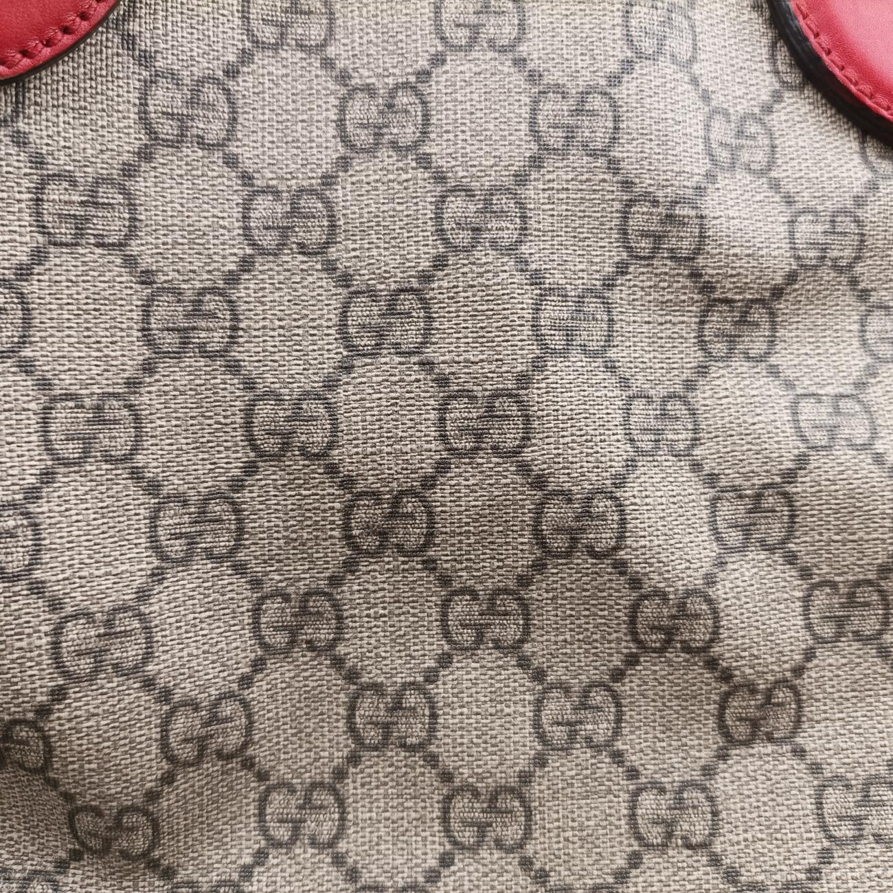GG Supreme Beige×Red×Multicolour PVC coated canvas G020867460GGスプリーム ベージュ×レッド×マルチカラー PVCコーティングキャンバス 453705 G020867460