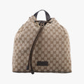 GG Drawstring Brown canvas E021222378GGドローストリング ブラウン キャンバス 449175 E021222378
