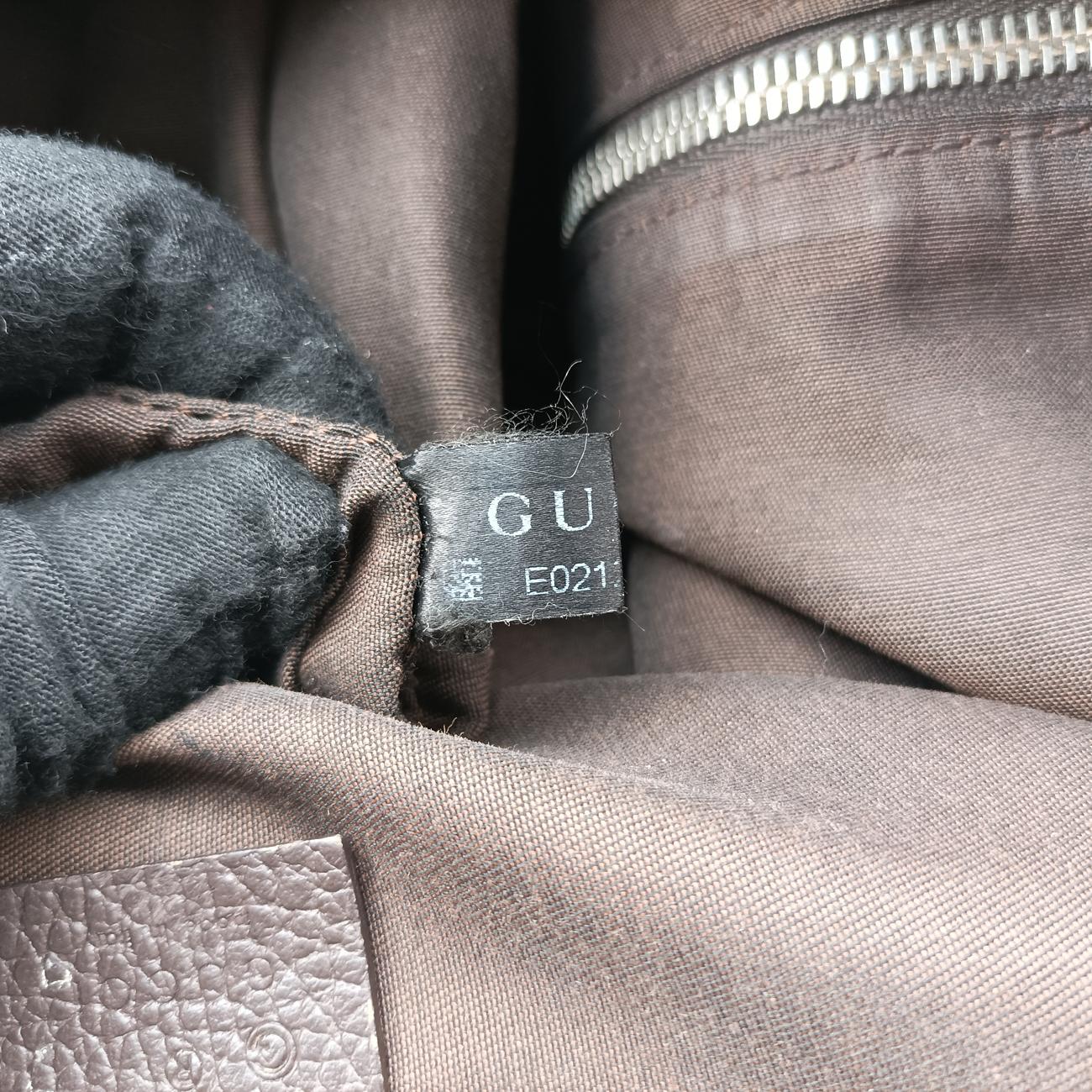 GG Drawstring Brown canvas E021222378GGドローストリング ブラウン キャンバス 449175 E021222378