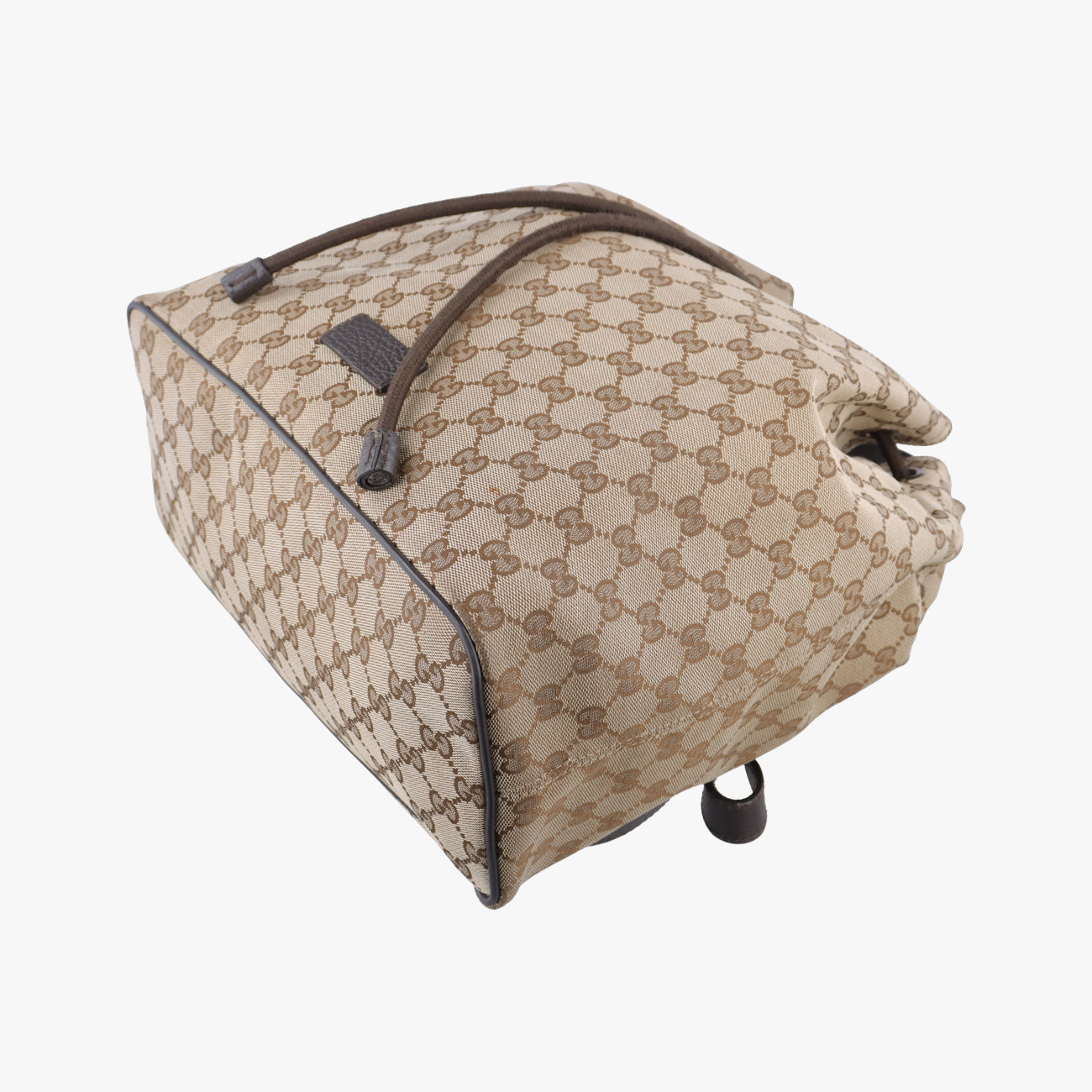 GG Drawstring Brown canvas E021222378GGドローストリング ブラウン キャンバス 449175 E021222378