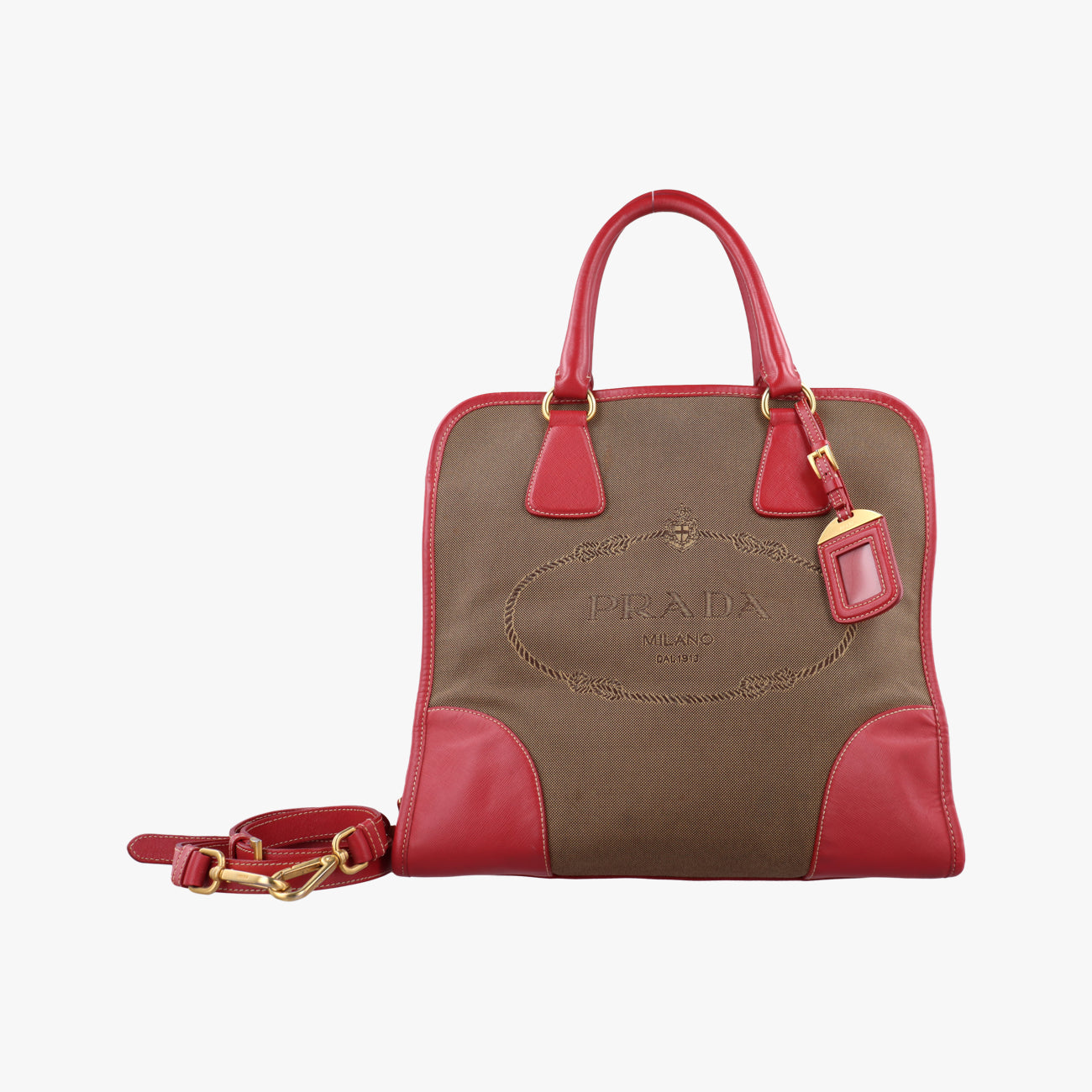 Logo JacquardBeige×redCanvas × SAFFIANO LeatherBN2254194ロゴ ジャカード
ベージュ×レッドキャンバス×サフィアーノレザーBN2254194