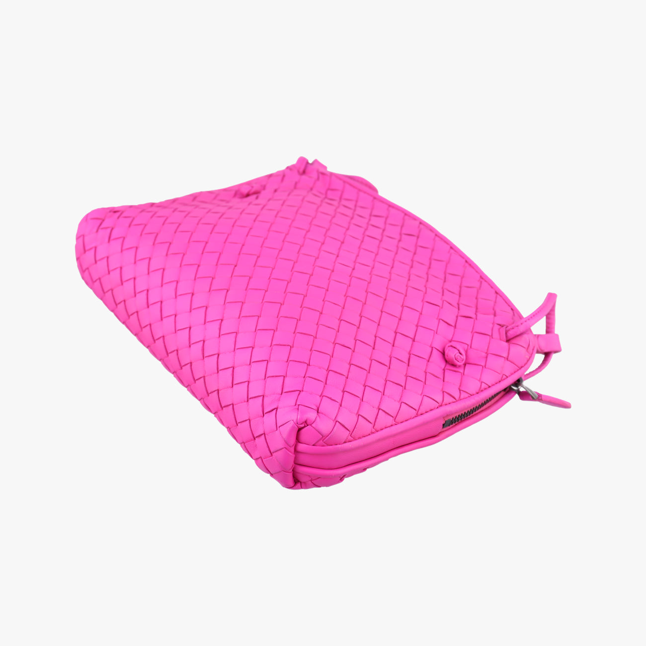 NODINI Intrecciato Rose lambskin B03406395Vノディーニ イントレチャート ローズ レッド ラムスキン B03406395V