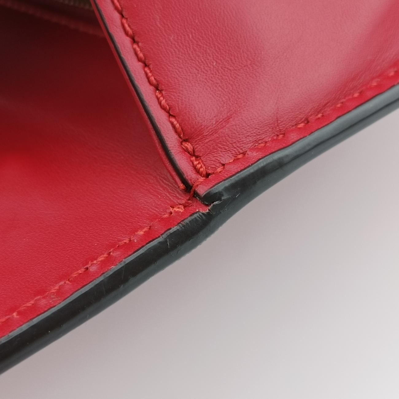 Sylvie Red×NAVY Leather 421882 I026293490シルヴィ レッド×ネイビー レザー 421882 I026293490