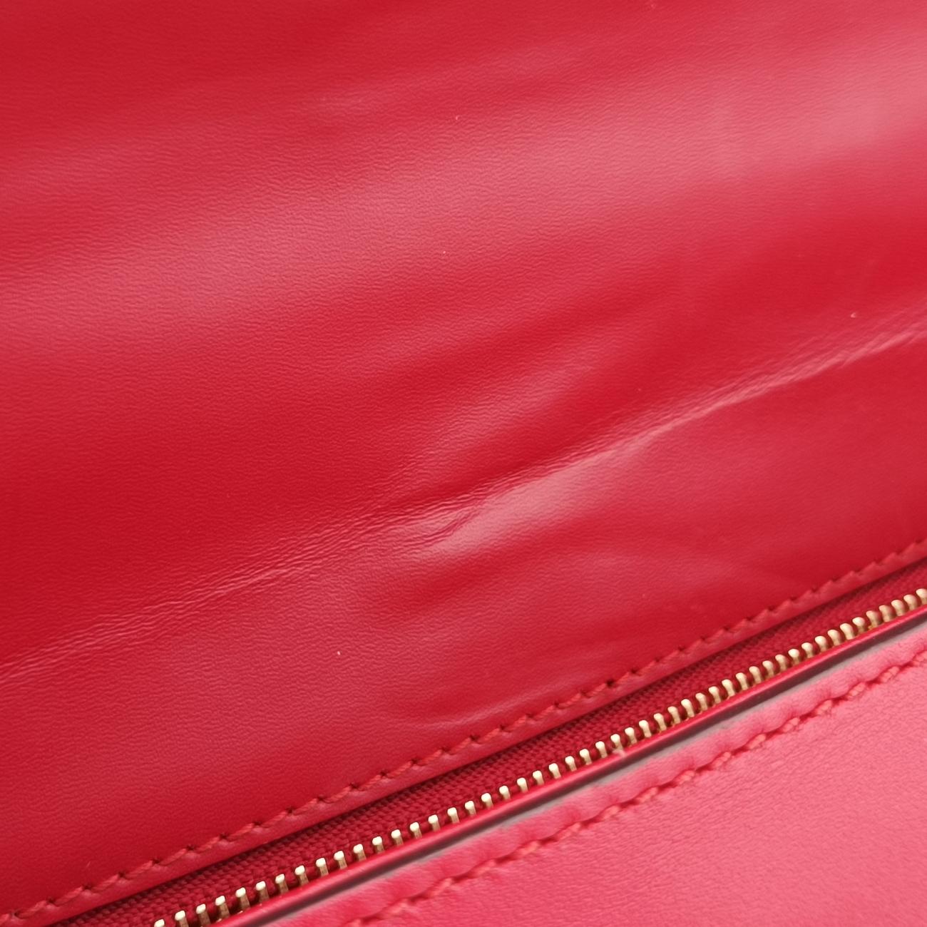 Sylvie Red×NAVY Leather 421882 I026293490シルヴィ レッド×ネイビー レザー 421882 I026293490