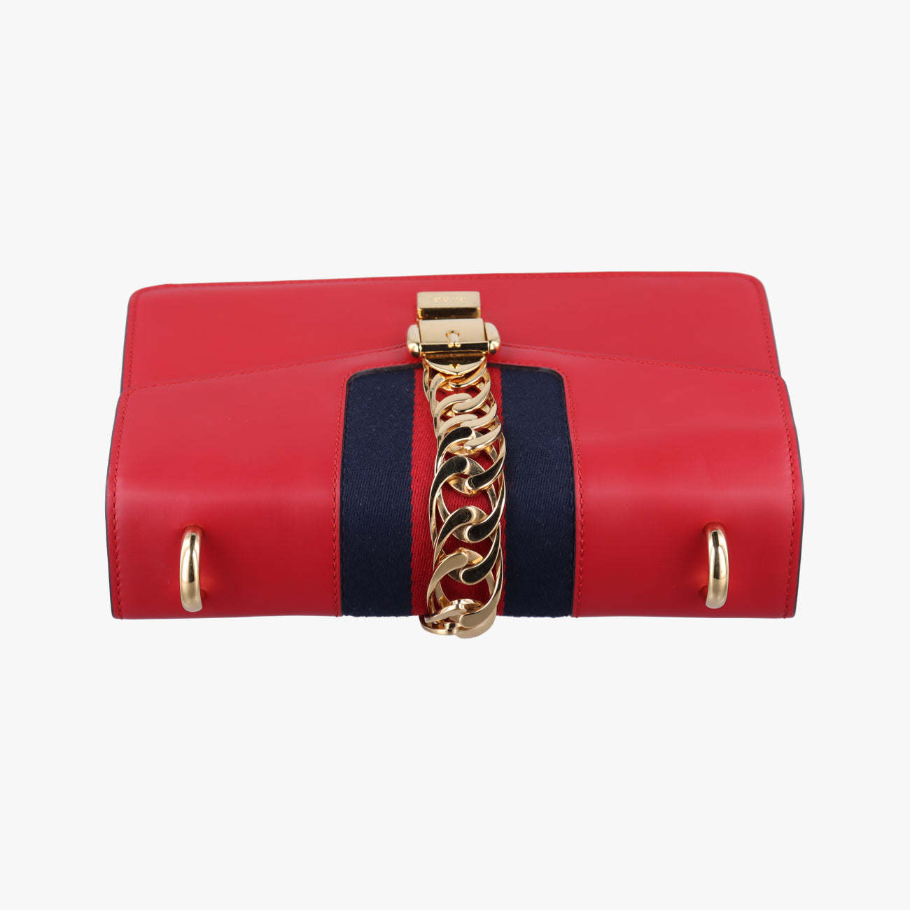 Sylvie Red×NAVY Leather 421882 I026293490シルヴィ レッド×ネイビー レザー 421882 I026293490