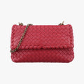 Intrecciato Olimpia Red lambskin B07197921Rイントレチャート オリンピア レッド ラムスキン B07197921R