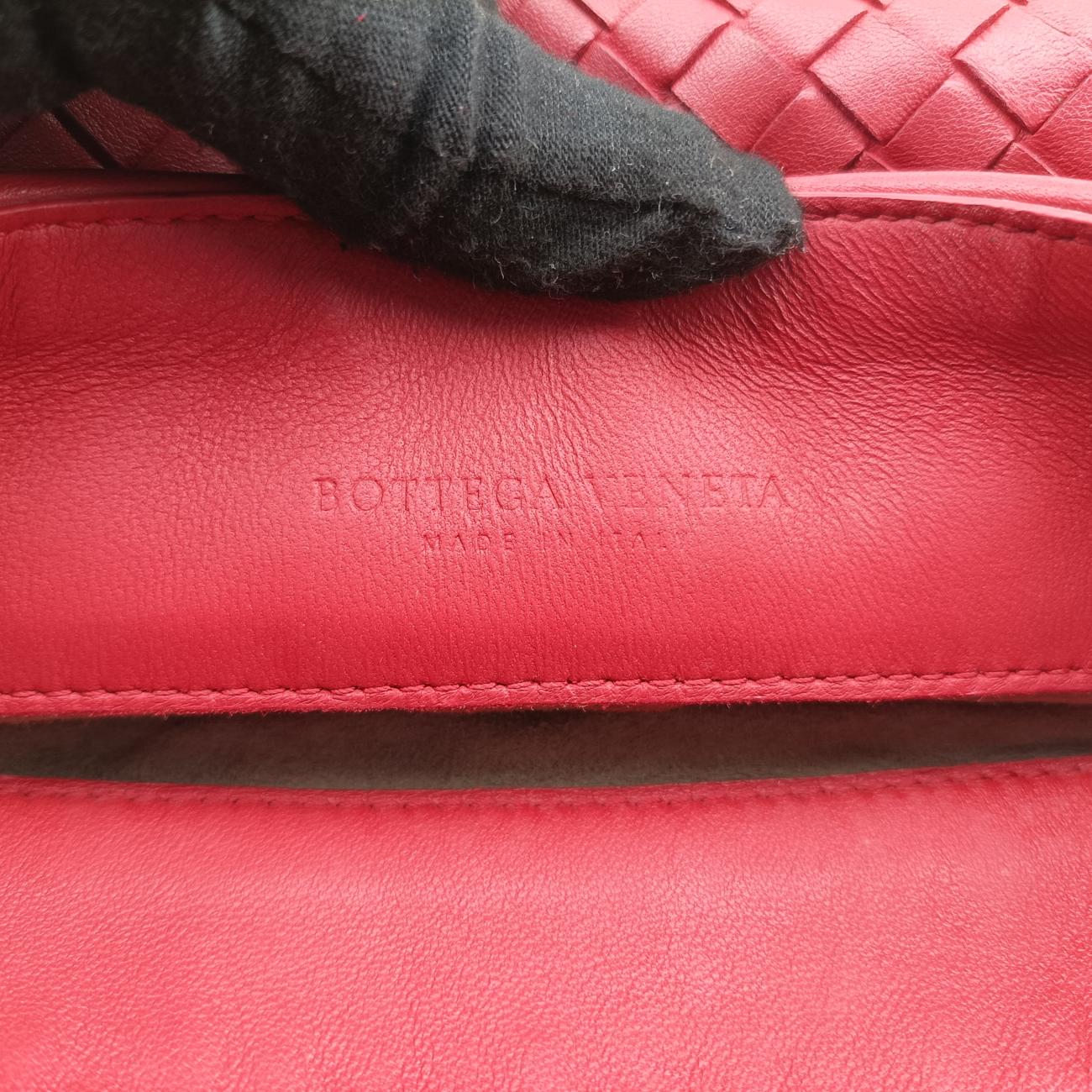 Intrecciato Olimpia Red lambskin B07197921Rイントレチャート オリンピア レッド ラムスキン B07197921R