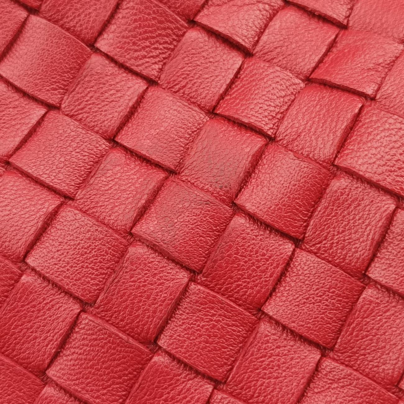 Intrecciato Olimpia Red lambskin B07197921Rイントレチャート オリンピア レッド ラムスキン B07197921R