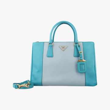 Galleria Blue×Light blue SAFFIANO Leather B2274C 14 IIガレリア ブルー×ライトブルー サフィアーノレザー B2274C 14 II