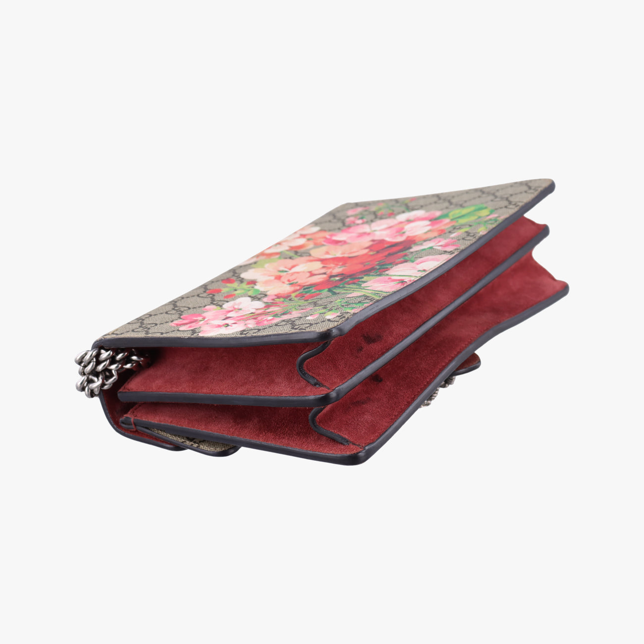 Dionysus BEIGE×RED×Multicolour PVC coated canvas 400249 G025042647ディオニュソス ベージュ×レッド×マルチカラー PVCコーティングキャンバス 400249 G025042647