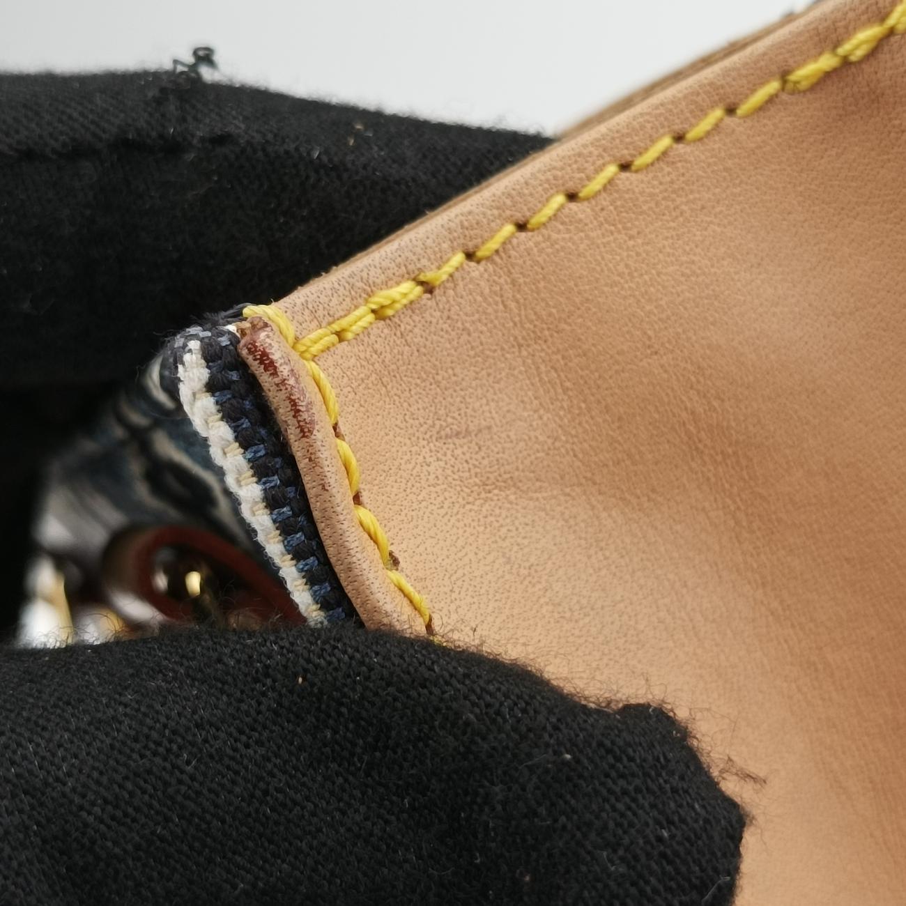 SINCE1854 Petit Sac Plat 2020AW blue×White×beige monogram jacquard M80288 SP3290 ICチップSINCE1854 プティット サックプラ 2020AW ブルー×ホワイト×ベージュ モノグラム ジャガード M80288 SP3290 ICチップ