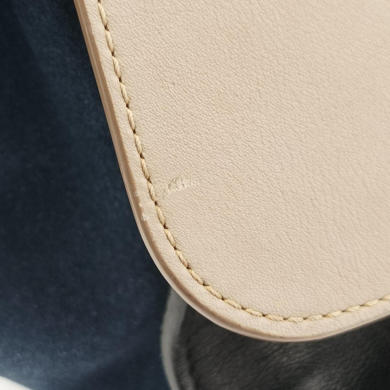 Trapèze Beige x black x blue Suede × leather S-SN-1102 S-CU-0123トラペーズ ベージュ×ブラック×ブルー スエード×レザー S-SN-1102 S-CU-0123