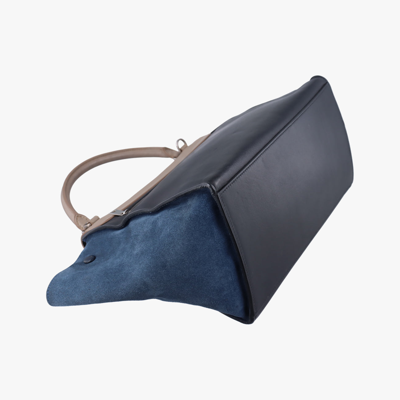 Trapèze Beige x black x blue Suede × leather S-SN-1102 S-CU-0123トラペーズ ベージュ×ブラック×ブルー スエード×レザー S-SN-1102 S-CU-0123