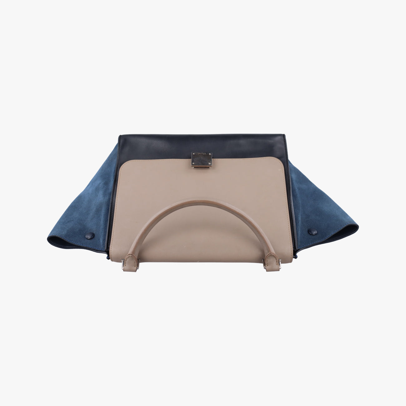 Trapèze Beige x black x blue Suede × leather S-SN-1102 S-CU-0123トラペーズ ベージュ×ブラック×ブルー スエード×レザー S-SN-1102 S-CU-0123